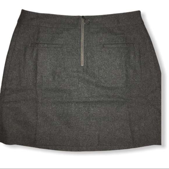 Madewell Dresses & Skirts - Madewell Fireside Gray Wool Blend Mini Skirt